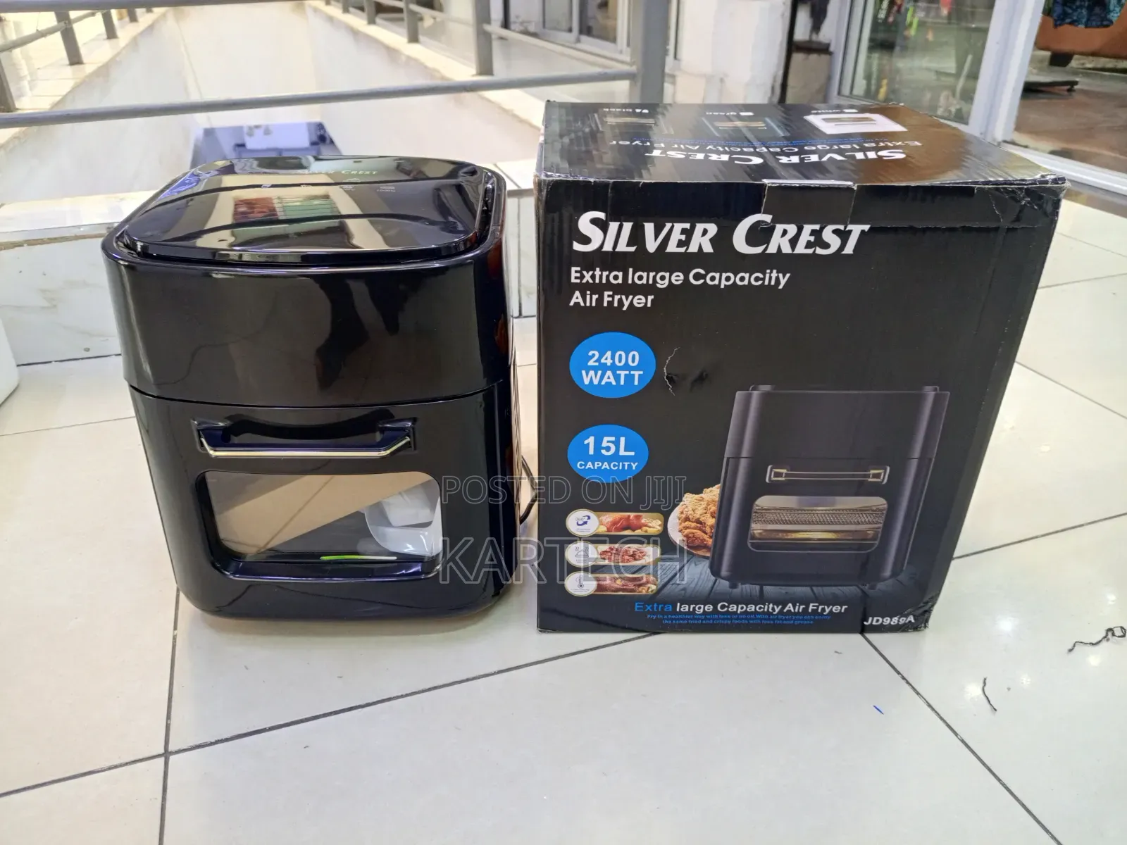 Silver Crest 15l Extra Large Capacity Digital Air Fryer 2400 Watts