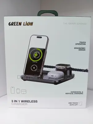 Green Lion 3 In1 Multifunctional Wireless Charger
