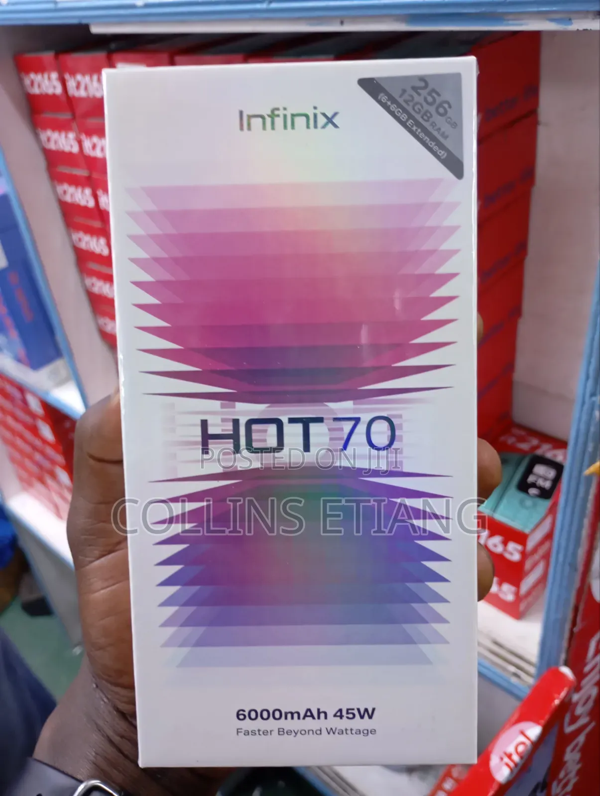 New Infinix Hot 70 128 GB Gray