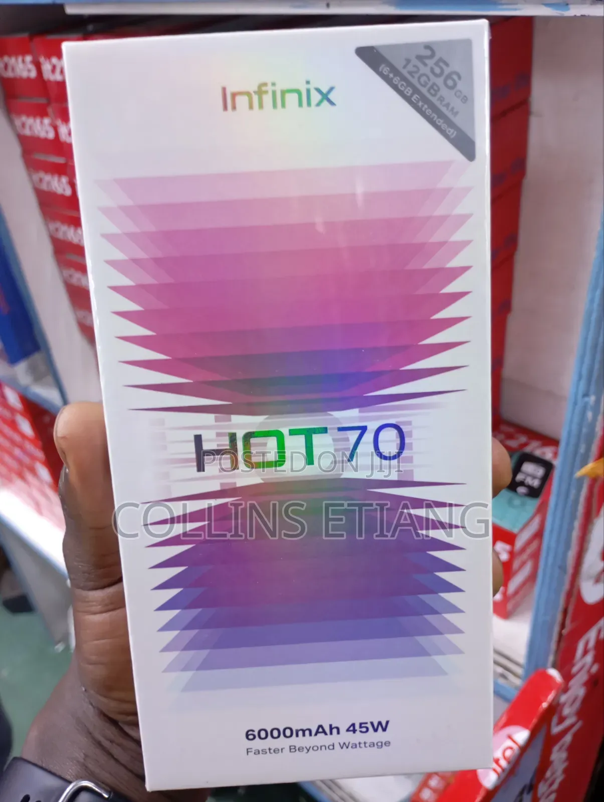 New Infinix Hot 70 128 GB Gray