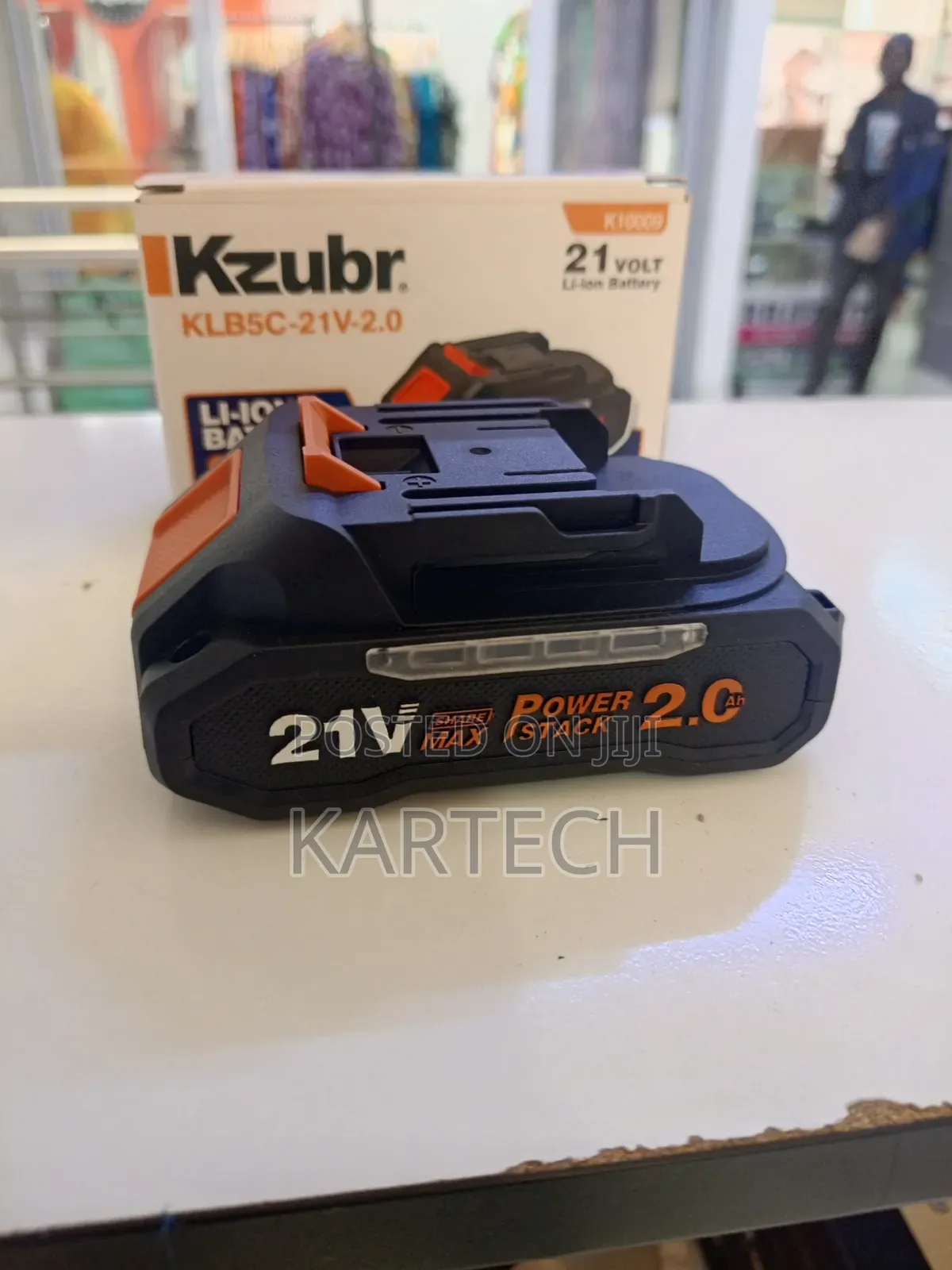 Kzubr 21v Max 2.0ah Rechargeable Lithium-Ion Battery