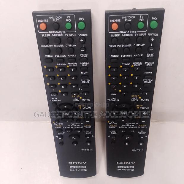 Sony Hometheatre Remotes