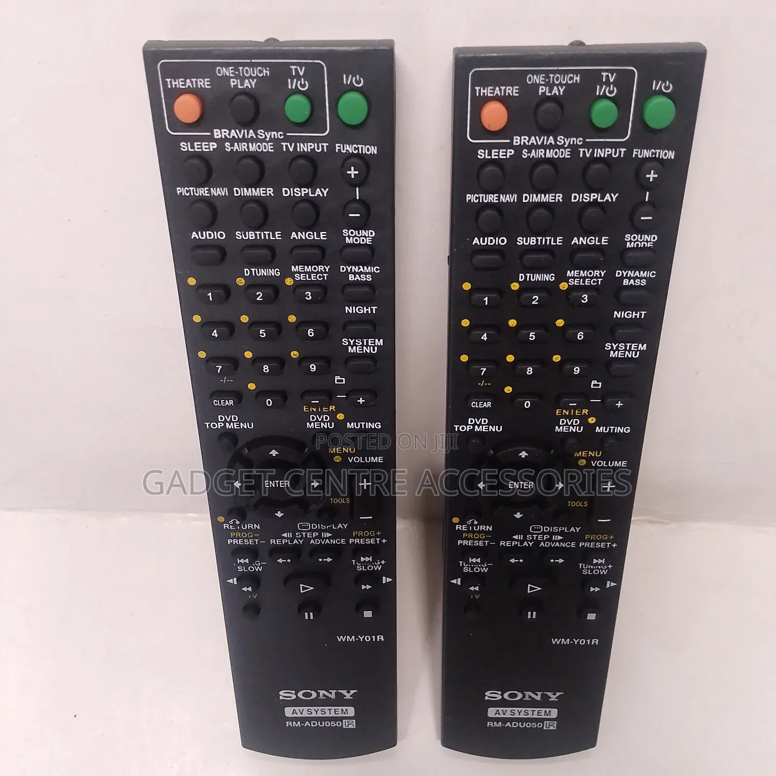 Sony Hometheatre Remotes