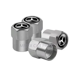 Mercedes Benz 4pcs Car Wheel Tire Air Valve Caps Stem Covers.