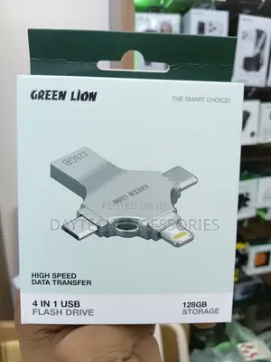 The Green Lion 4-in-1 Usb Flash Drive (128gb)