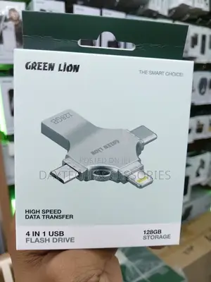 The Green Lion 4-in-1 Usb Flash Drive (128gb)