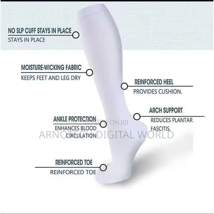 Compression Sports-medical Socks For Running, Gym, Travel, Recovery