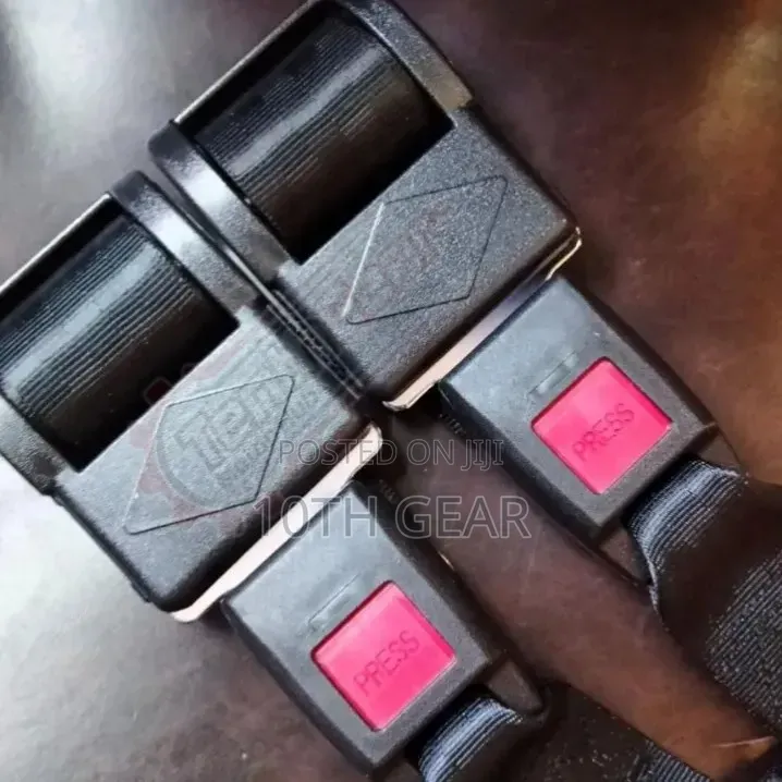 Safety Belts 2pin Automatic Black :Pc
