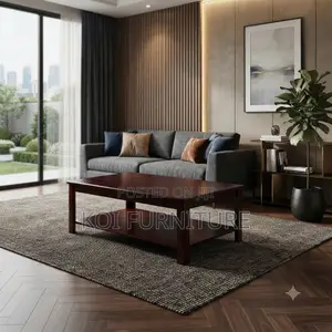 Coffee Table; Mahogany Room Decor Coffee Table