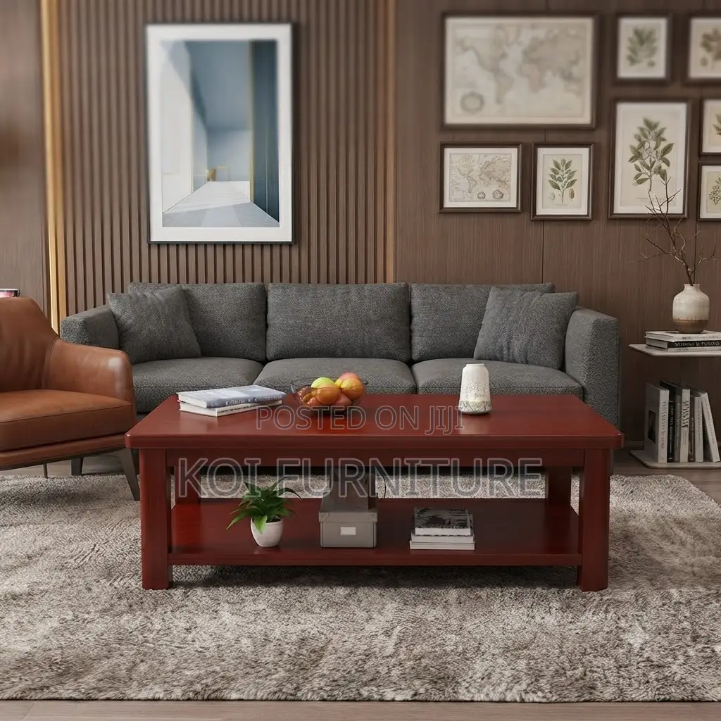 Coffee Table; Mahogany Room Decor Coffee Table