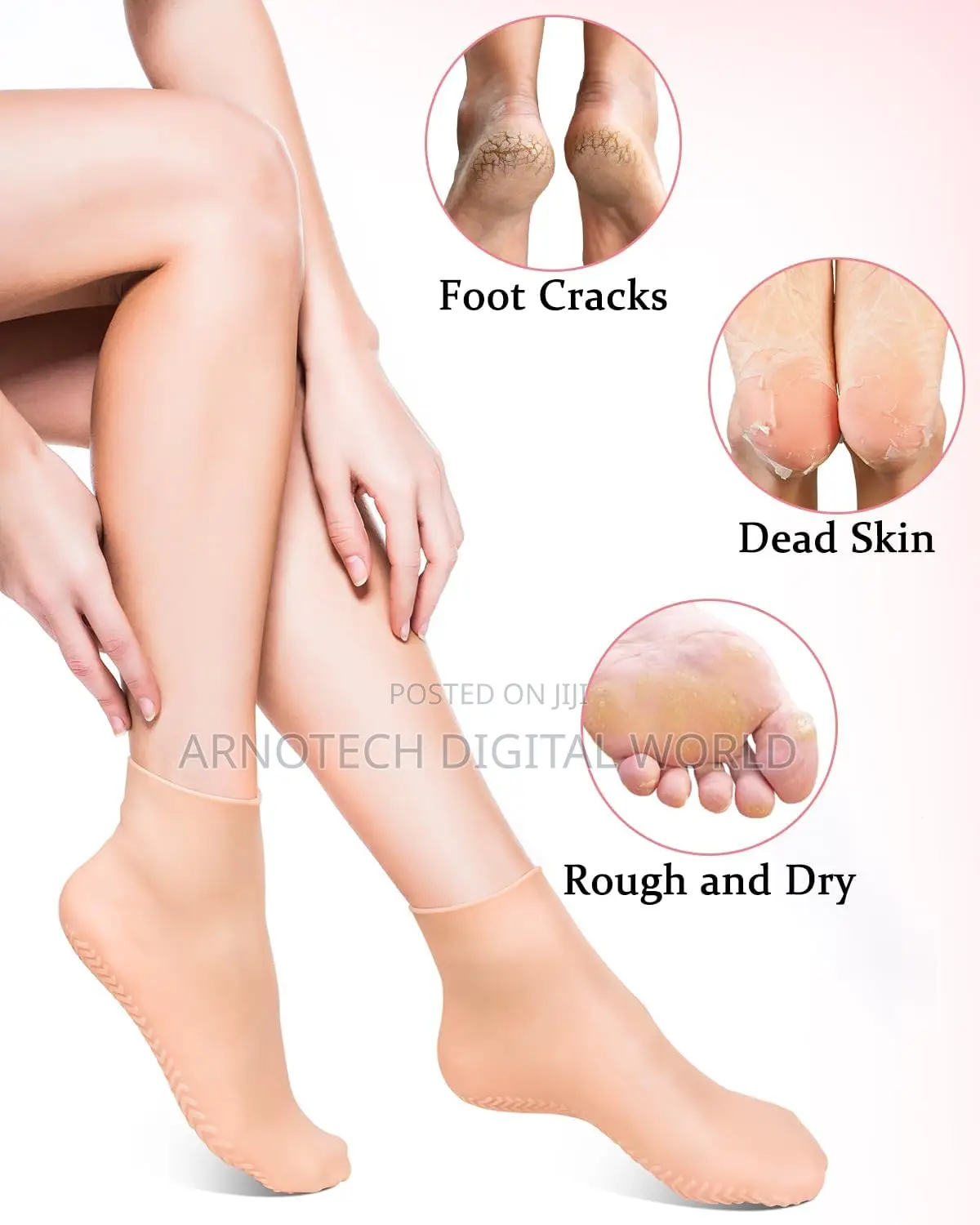 Silicone Anti-cracking Moisturizing Socks