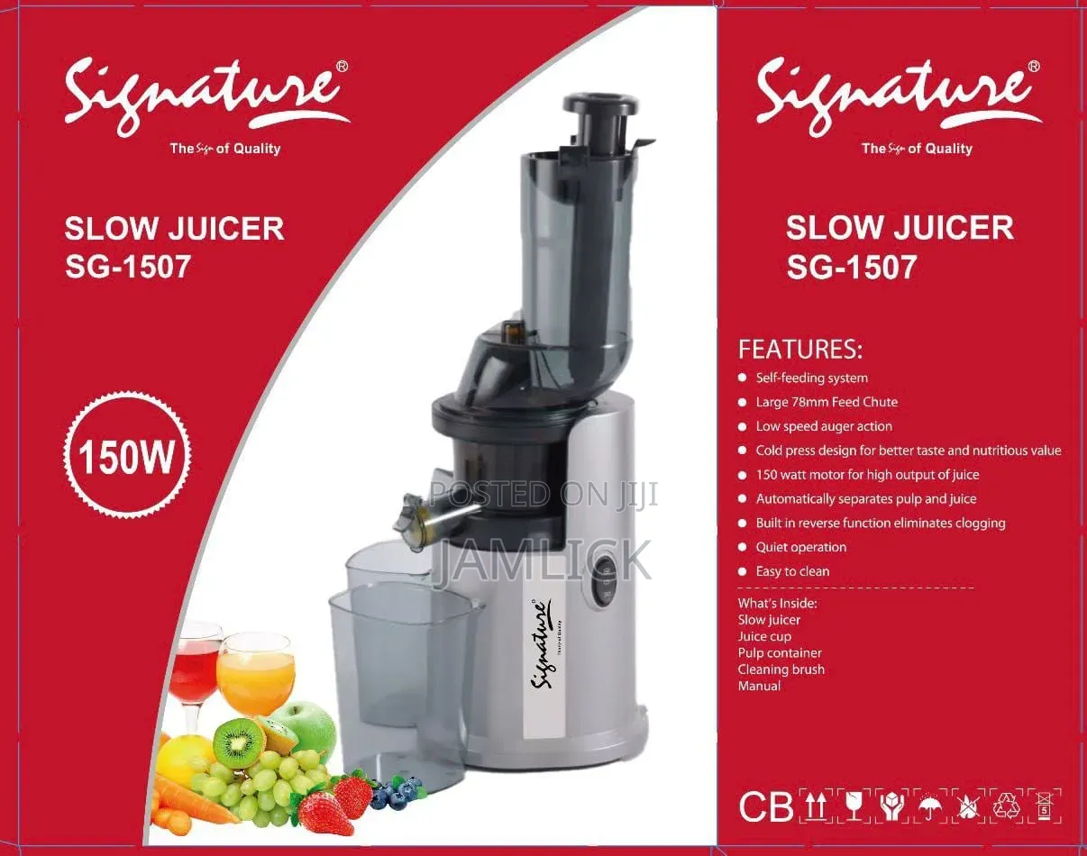 Signature Slow Juicer (150w) –Jf