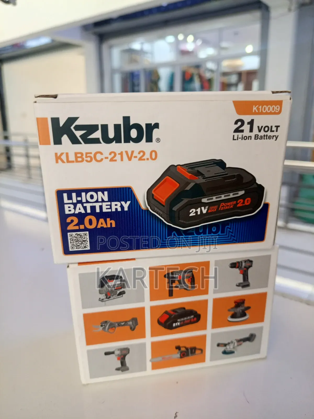 Kzubr 21v Max 2.0ah Rechargeable Lithium-Ion Battery