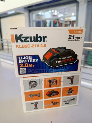 Kzubr 21v Max 2.0ah Rechargeable Lithium-Ion Battery