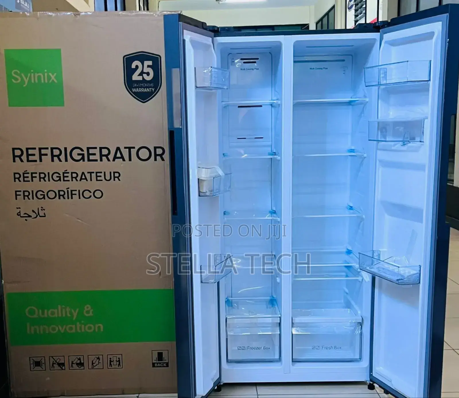 Syinix 460 Litres Side by Side Refridgerator