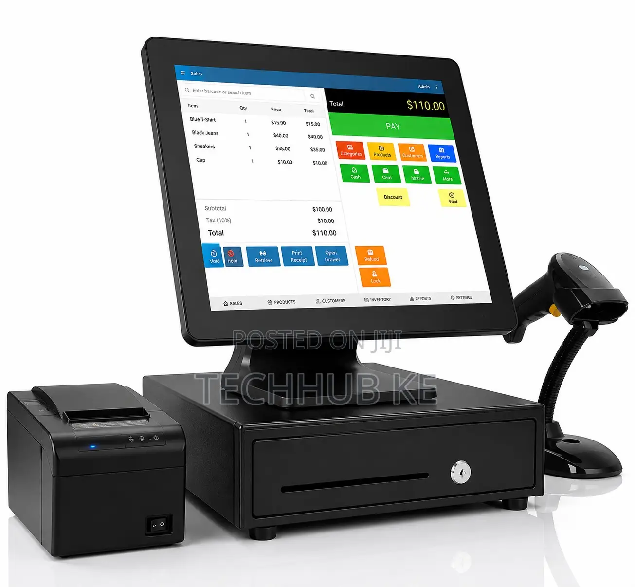 Retail Pos System With Inventory Control Reports Customer Management