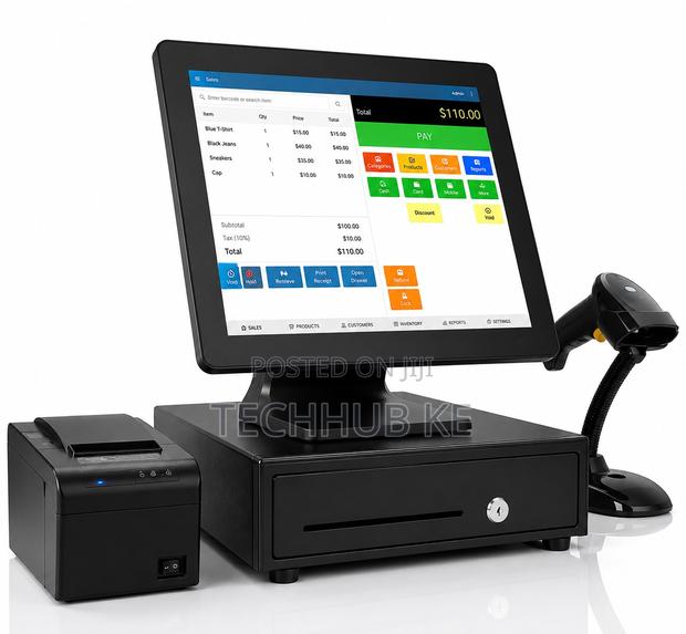 Retail Pos System With Inventory Control Reports Customer Management - main view