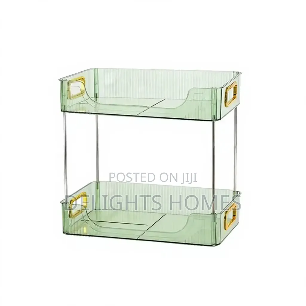 2-Tier Rectangular Countertop Storage Organizer_hg