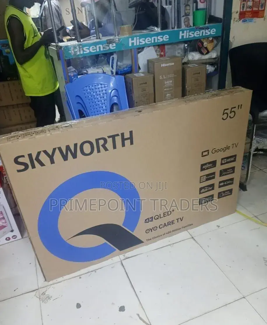 Skyworth 55" Qled Uhd Tv – Brilliant Colors, Smarter Viewing