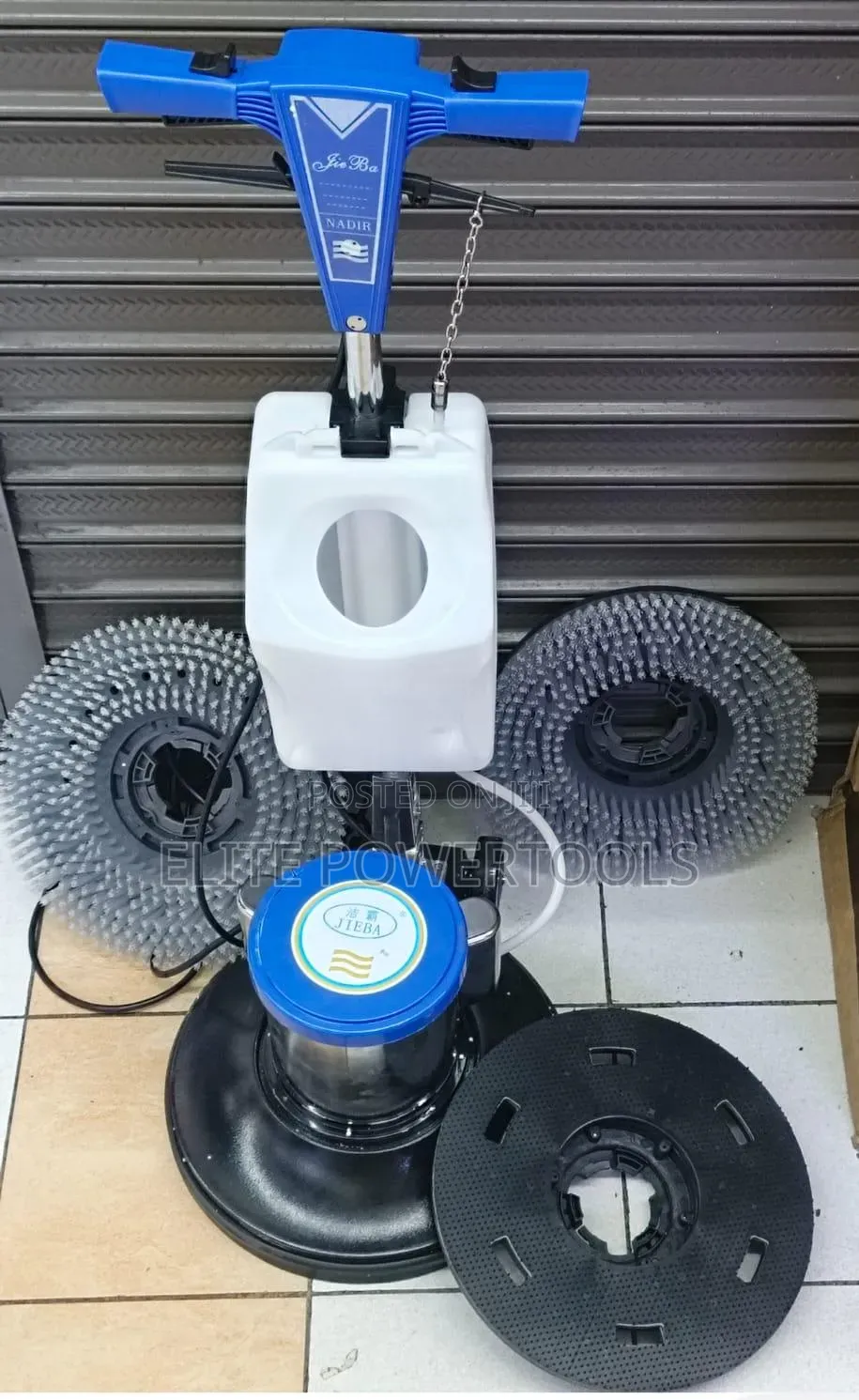 Floor Scrubber Machine With Brushes and Pad Now Available