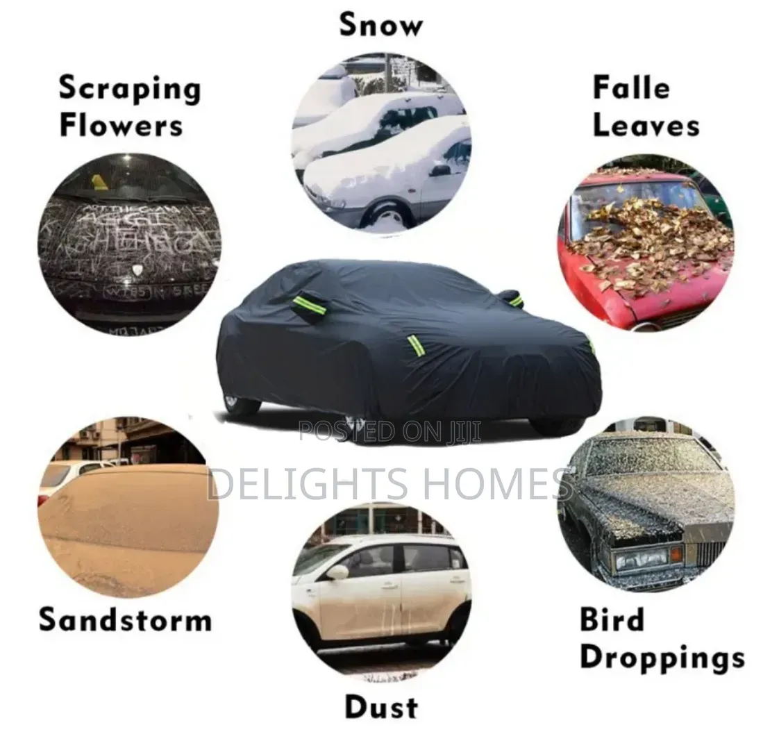 High Quality Universal Black Car Cover_hg