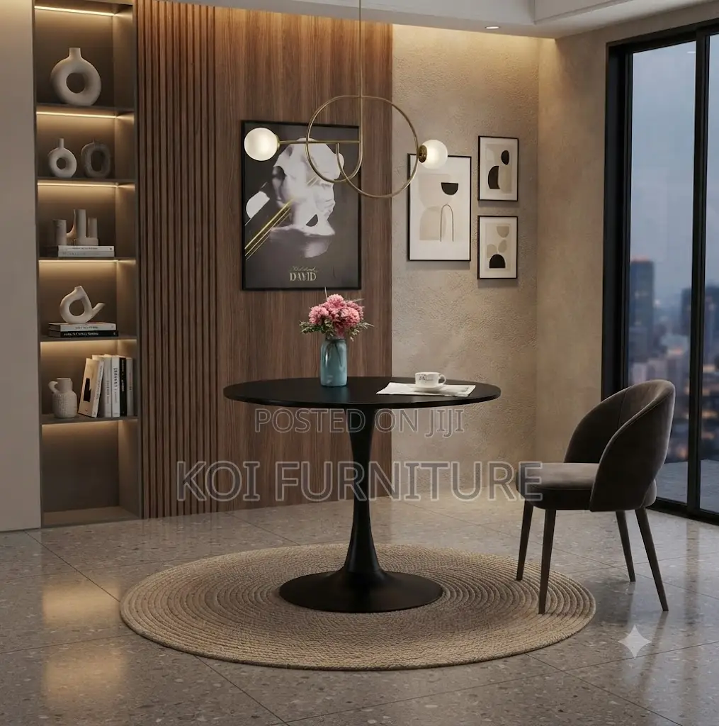 Coffee Table; Marble Round Center Table