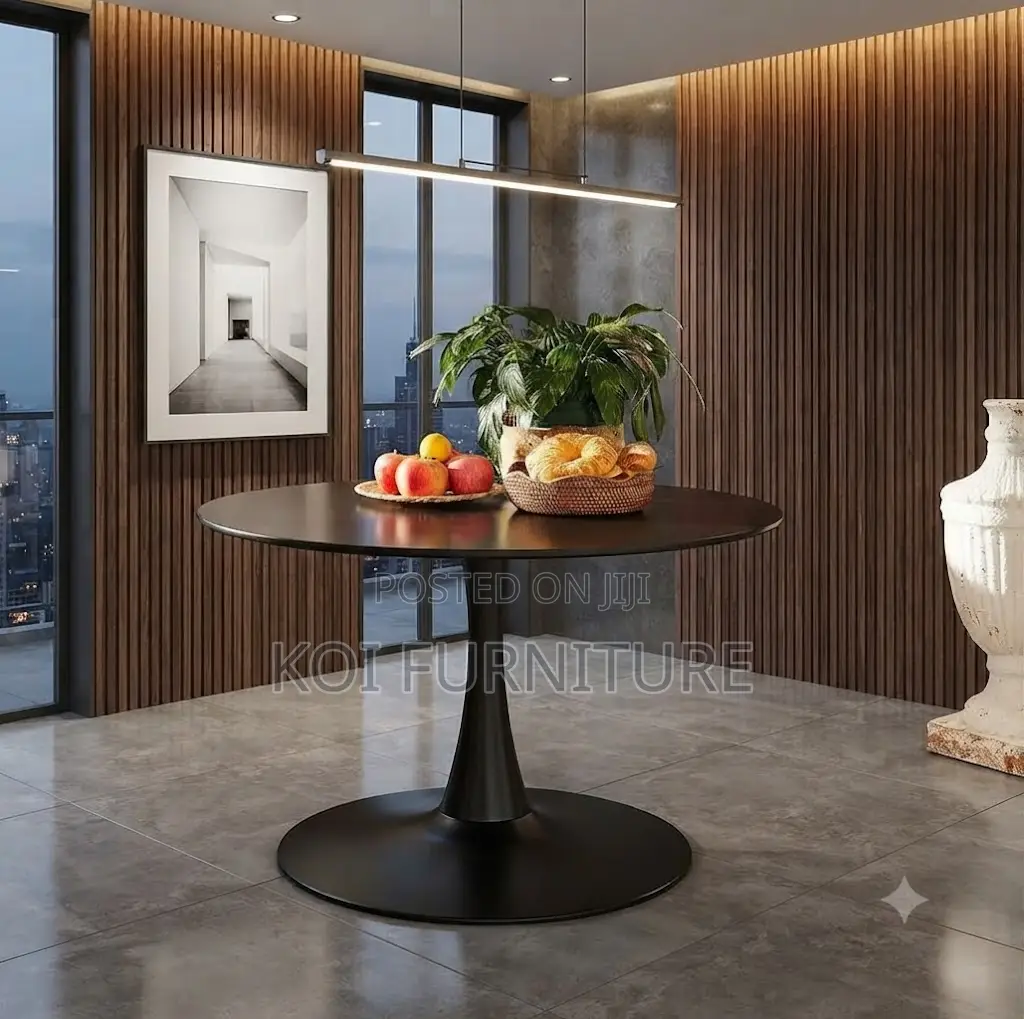 Coffee Table; Marble Round Center Table