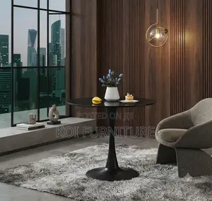 Coffee Table; Marble Round Center Table