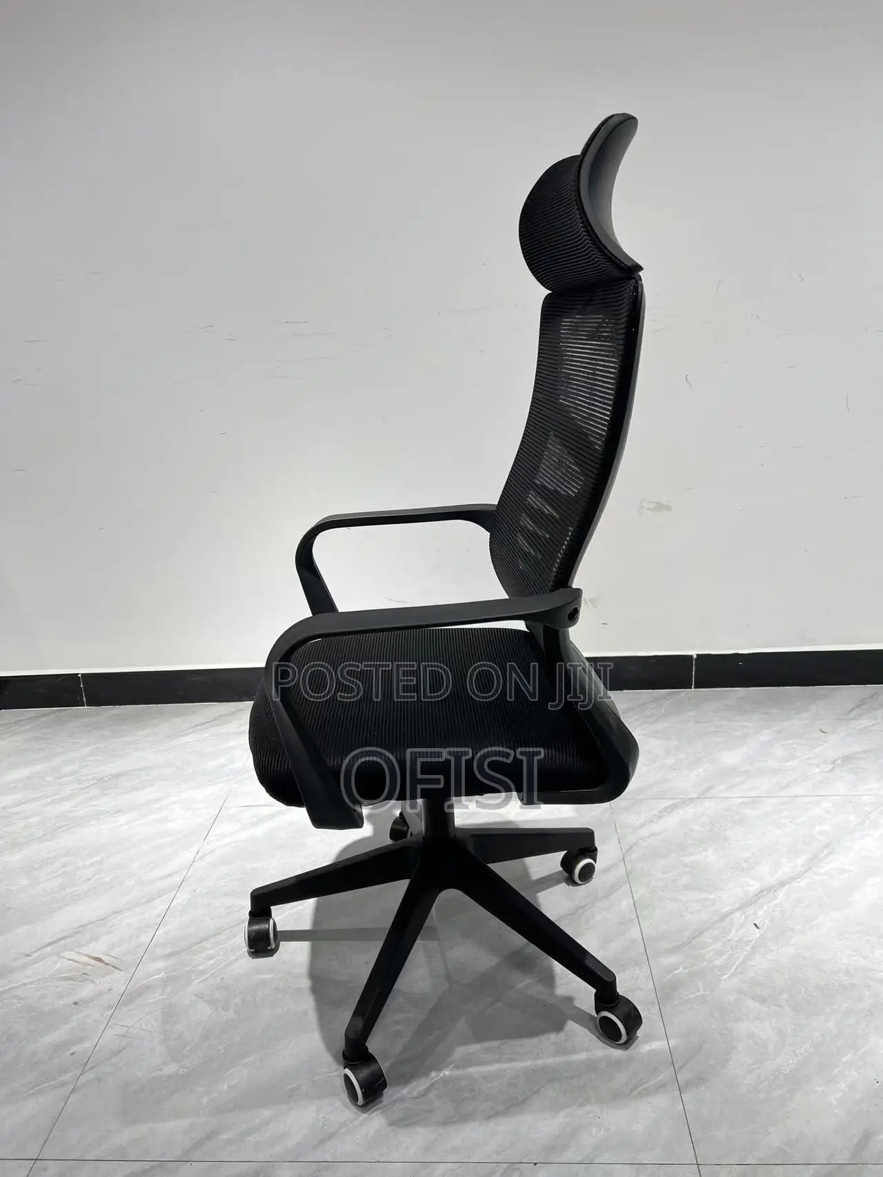 Office Chair; Adjustable High Back Office Chair With Headrest