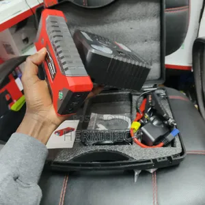 High Power Car Jump Starter Kit Battery+Compressor+Charger and Jumpers