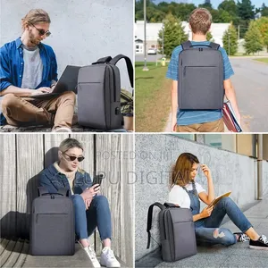 *Anti Theft Laptop Bag - Usb Charging Size: Fits 15inches Laptop