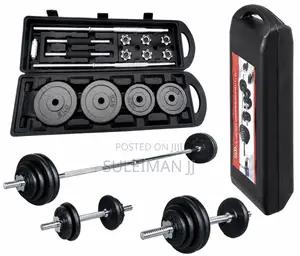 50kg Adjustable Dumbbell Set – Slightly Used (Less Than 1 Month)