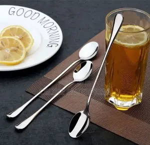 Set of 6 Long Tea Spoons
