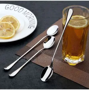 Set of 6 Long Tea Spoons