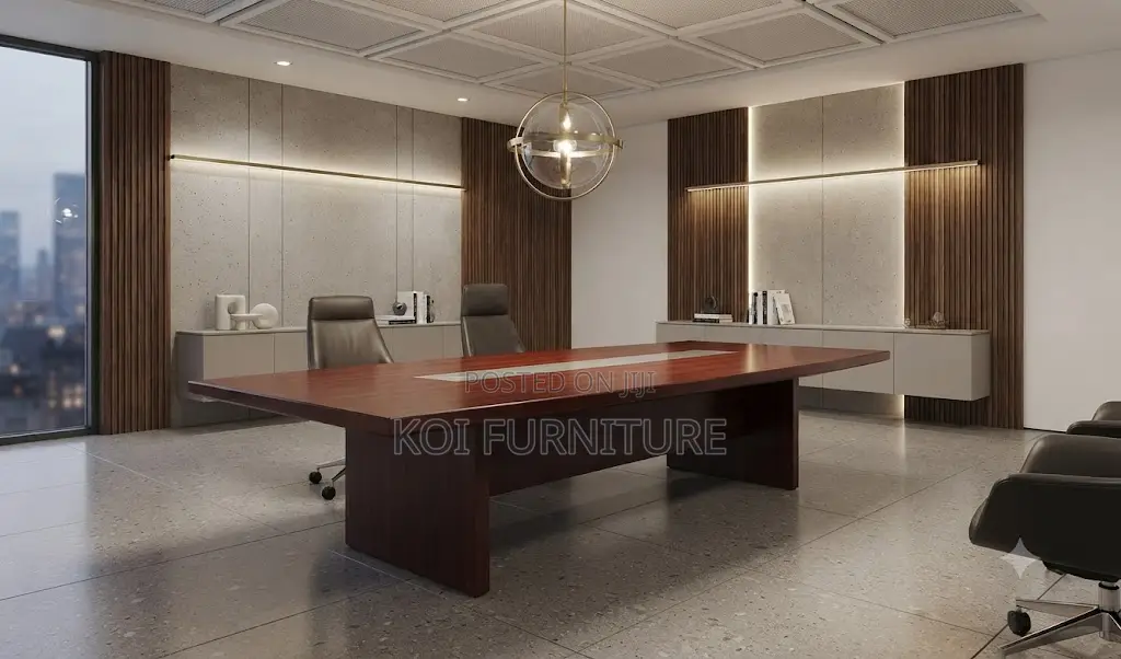 Boardroom Table; 2.4 Meters Team Meeting Confrence Boardroom Table