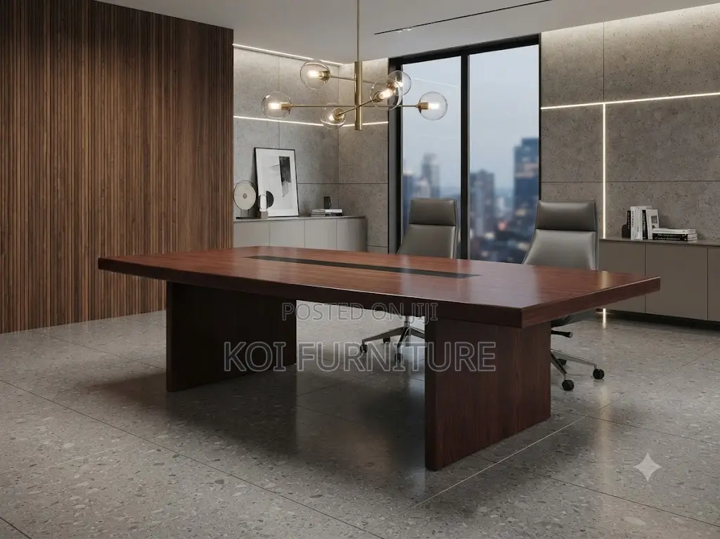 Boardroom Table; 2.4 Meters Team Meeting Confrence Boardroom Table