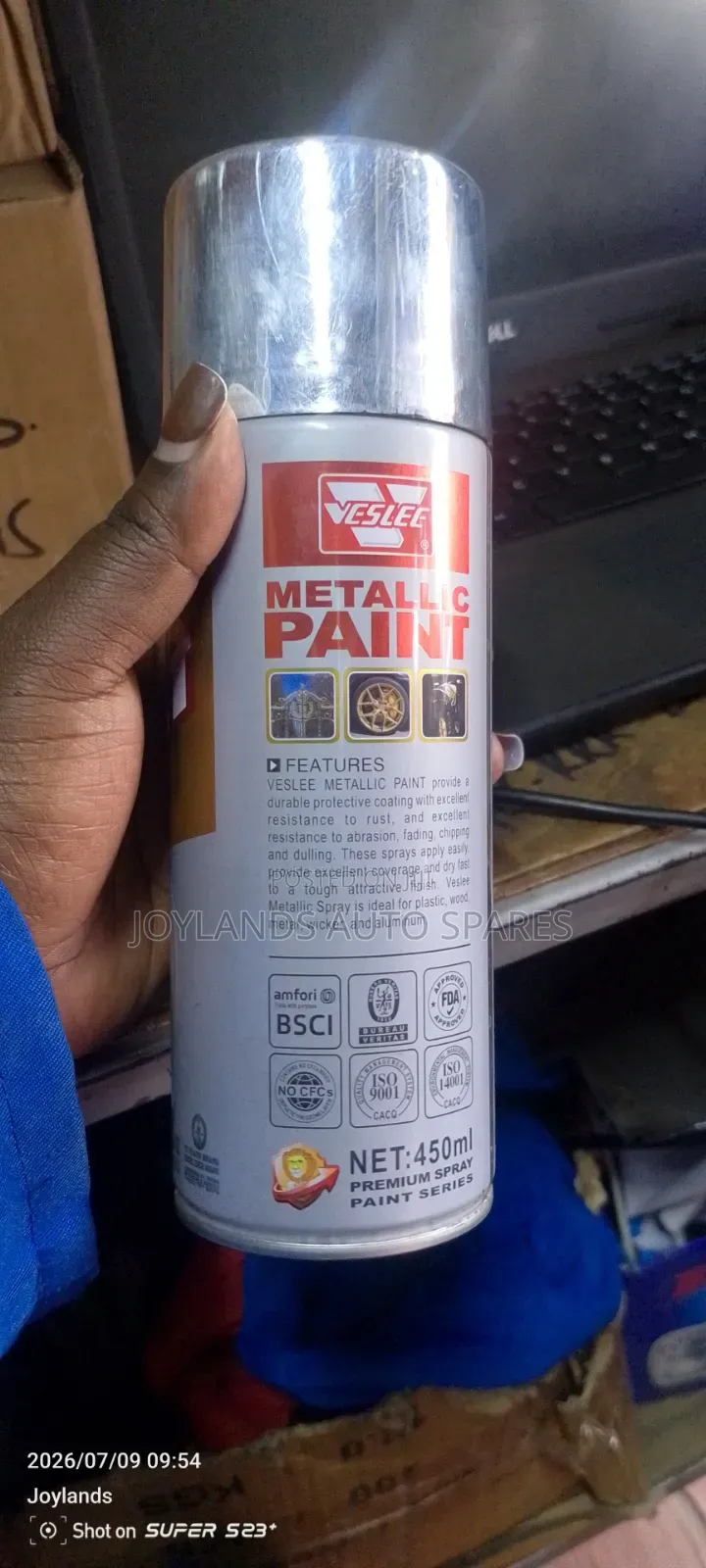 Chrome Metallic Spray Paint