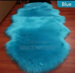 Faux Far Plush Floor Mat/Bedside Mat