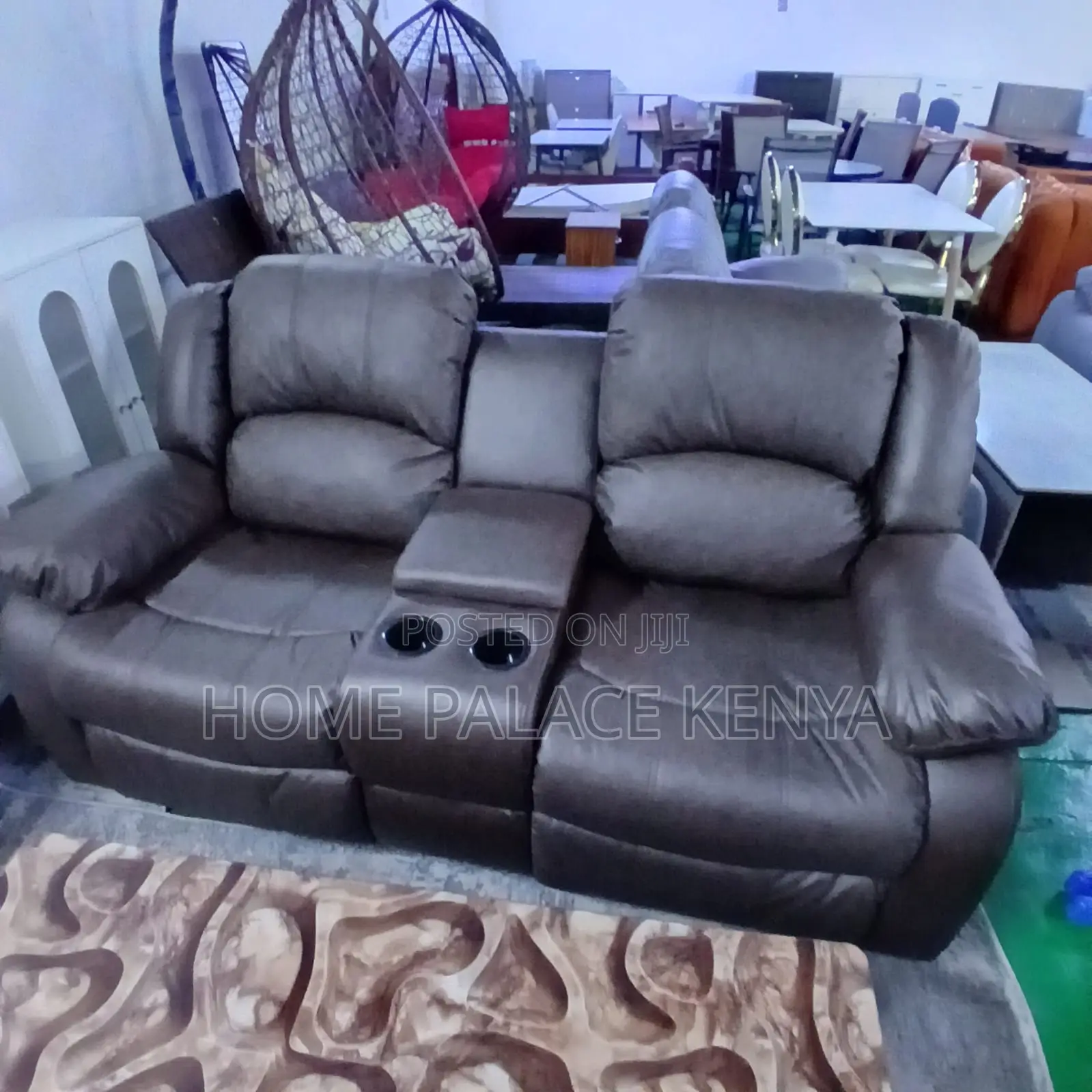 Home Sofa: Recliner Loveseat With Wedge Storage