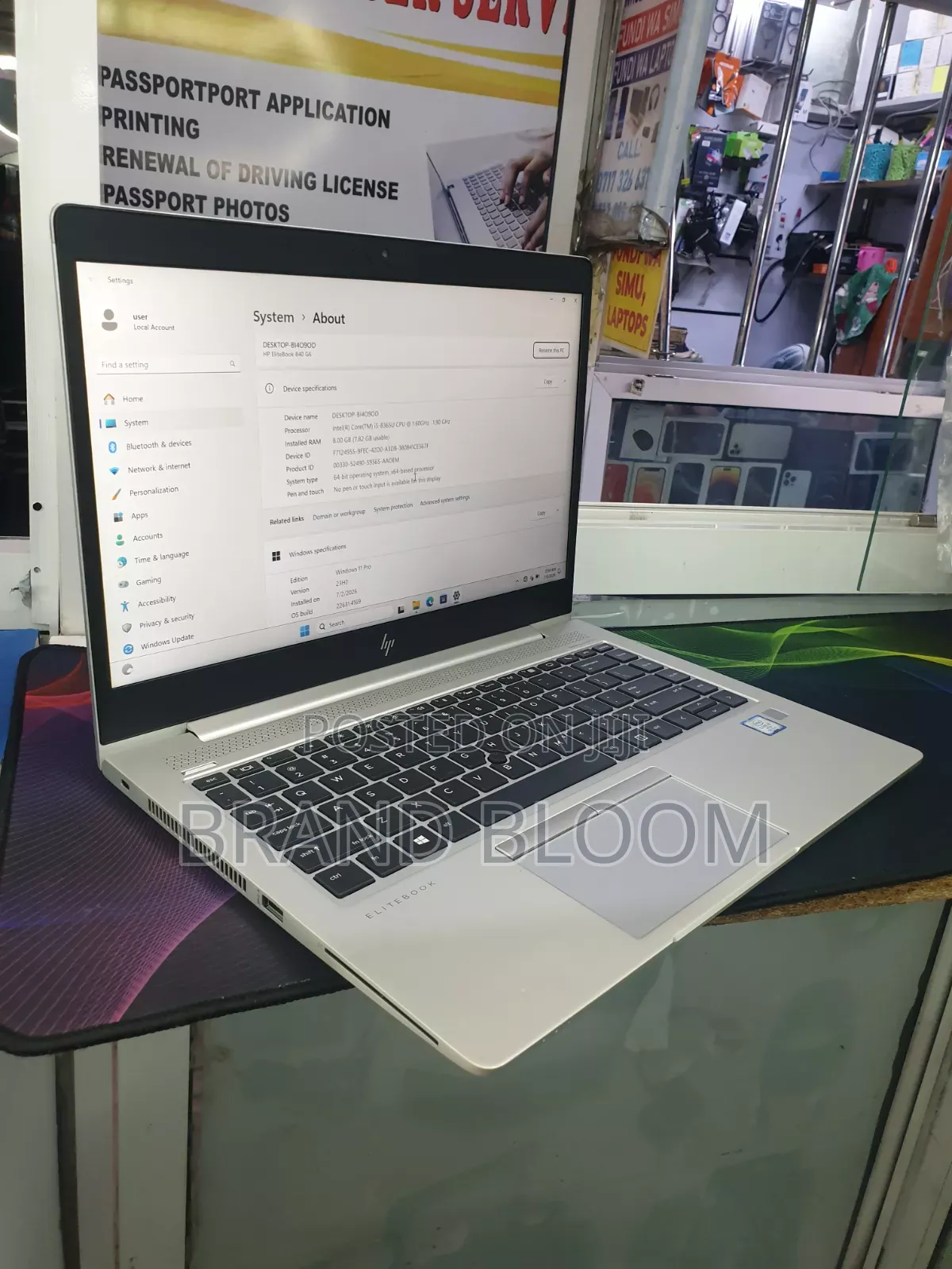 Laptop HP EliteBook 840 G6 8GB Intel Core i5 SSD 500GB