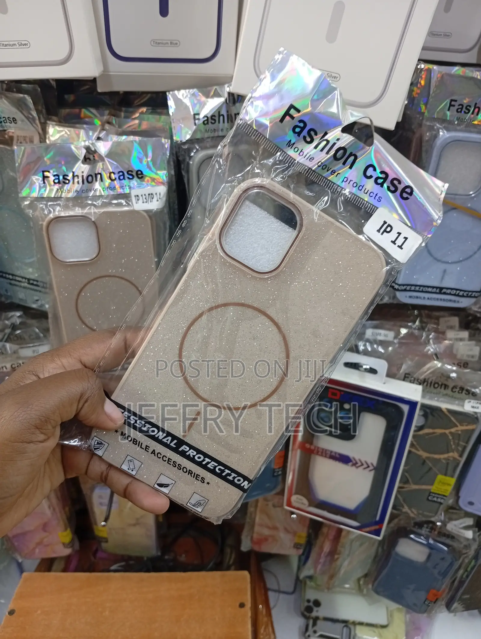 iPhone 11,Sparkling Gold Finish Cover