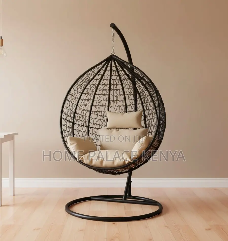 Hammock Swing: Hanging Nest Chair With Galvanized Iron Stand