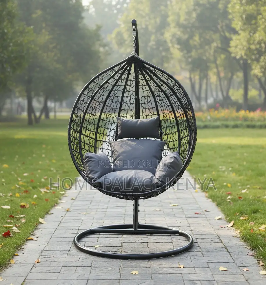 Hammock Swing: Hanging Nest Chair With Galvanized Iron Stand