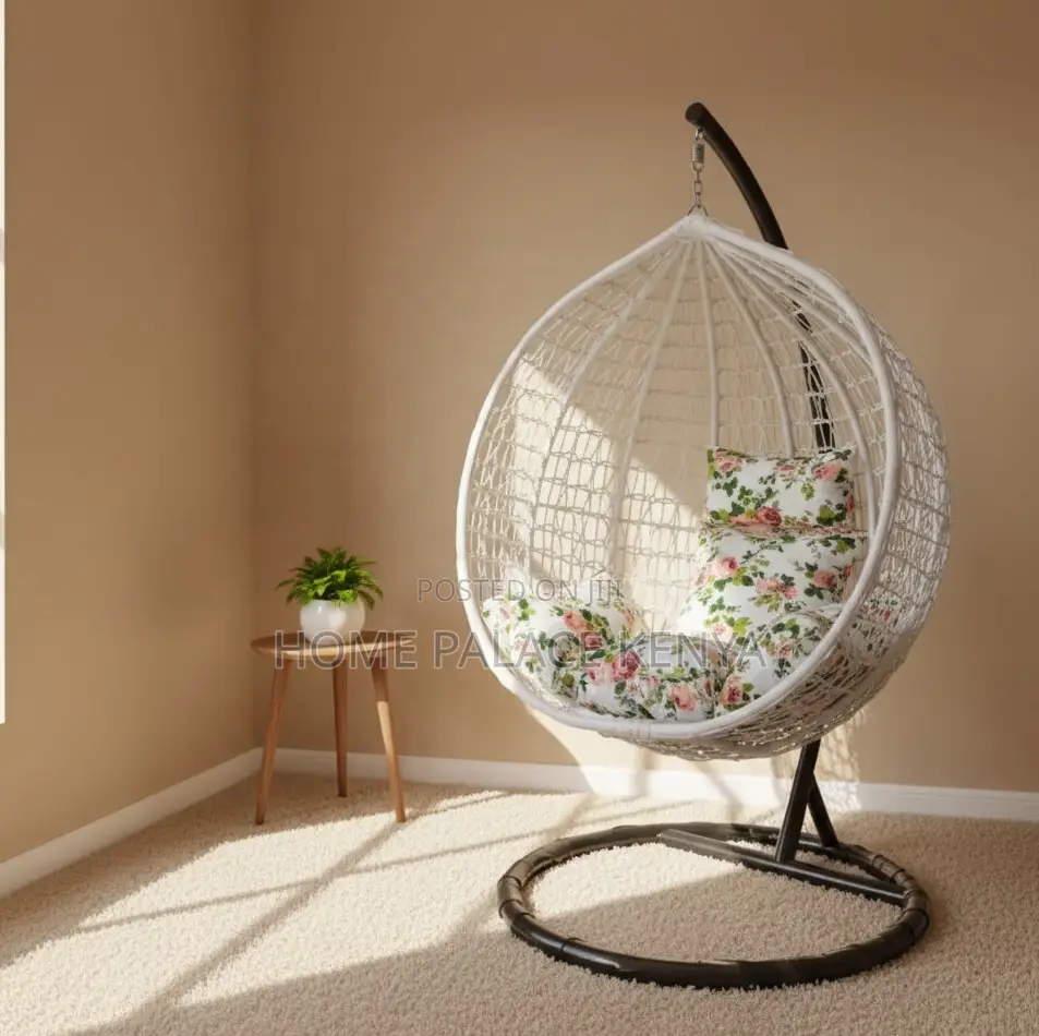 Hammock Swing: Hanging Nest Chair With Galvanized Iron Stand