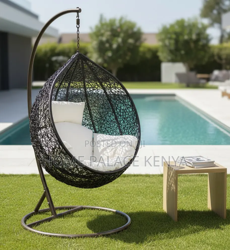 Hammock Swing: Hanging Nest Chair With Galvanized Iron Stand