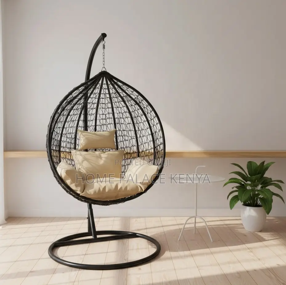 Hammock Swing: Hanging Nest Chair With Galvanized Iron Stand