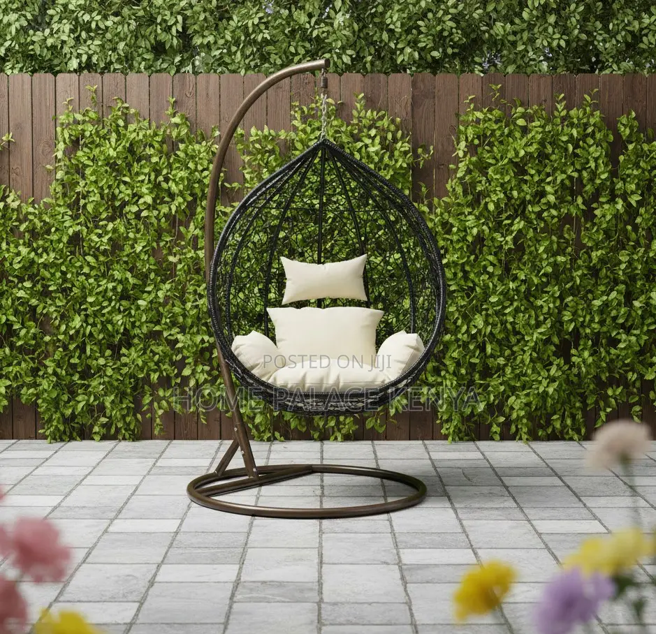 Hammock Swing: Hanging Nest Chair With Galvanized Iron Stand