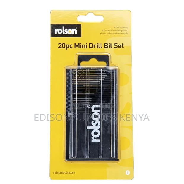 Rolson Micro Hss Drill Bits Set 20pcs Modelling Craft Precision Drill - thumbnail 2