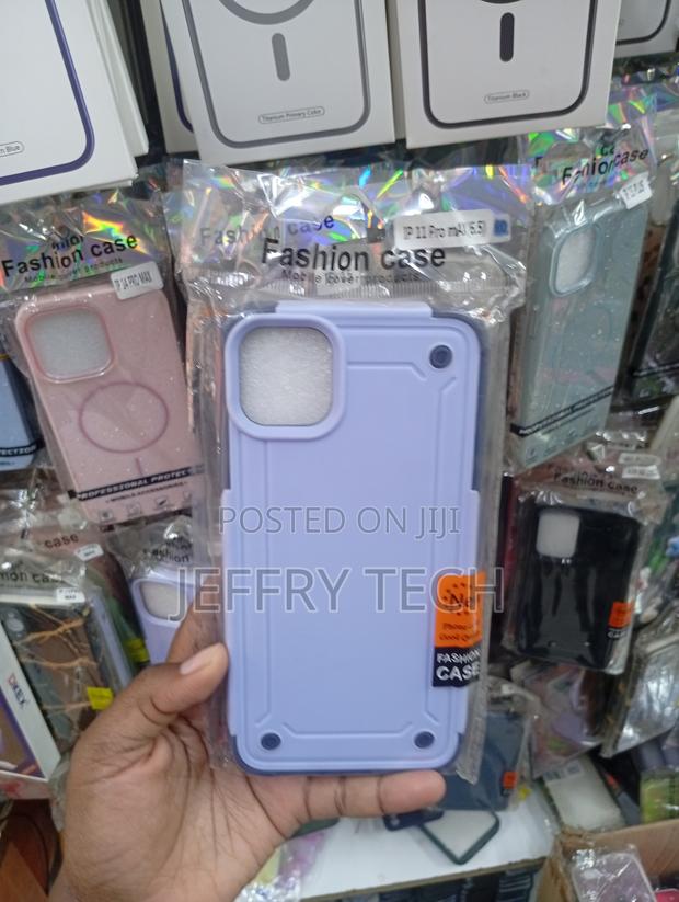 "Ip 11 Pro Max Purple, Heavy-Duty, Hybrid Shockproof Case - main view