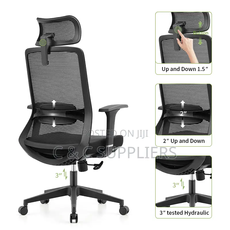 Adjustable Ergonomic Home Task Chair.
